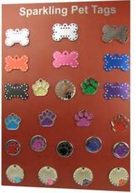 .....CRT-02000 Sparkling Pet Tag with Crystals Starter Kit - Engravable & Gifts/Pet Tags