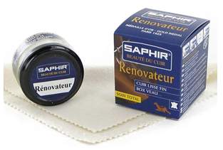 Saphir Renovator 50ml Jar with Polishing Cloth REF 012202 - SAPHIR Shoe Care/Special Leathers