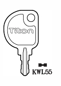 Hook 5268...window lock key jma = KWL55 Titon - Keys/Window Lock Keys