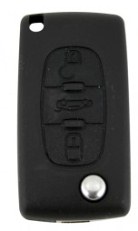 Hook 3330 3D PERC7 battery on case 3 BUTTON Peugeot citreon KMS505 - Keys/Remote Fobs