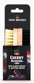 Cherry Blossom Standard Shoe Brushes (Twin Pack) - Shoe Care Products/Shoe Brushes