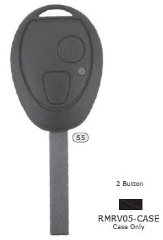 hook 3336... hd = rks034 CASE ONLY Rover 75 / MG ZT 3D RORC1 KMS1104 - Keys/Remote Fobs