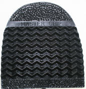 .PVC Mastergrip Heels (10pair) Black