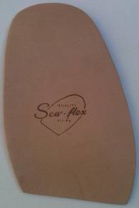 ..Sewflex 10/10.1/2 leather 1/2 Soles (10 pair) - Shoe Repair Materials/Leather Soles