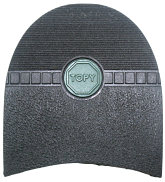 Topy Turbo Green Inlay 6mm (10pair) Black - Shoe Repair Materials/Heels-Mens