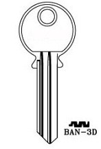 Hook 3273: jma = BAN-3d - Keys/Cylinder Keys- General