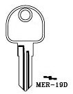 Hook 3306: jma = MER-19d SILCA = MER33R - Keys/Cylinder Keys- General