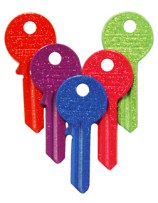 Hook 3338: .Glitter Fun Keys UL2 F530 - Keys/Fun Keys