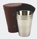 R3387 set of 4oz Cups with case - Engravable & Gifts/Flasks