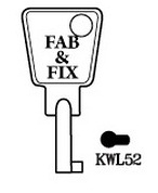 Hook 5265...window lock key jma = KWL52 FAB & FIX