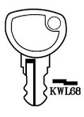 Hook 5275...window lock key jma = KWL68 TROJAN WL084 - Keys/Window Lock Keys