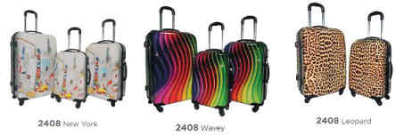 2408 ABS Luggage Set 3 piece (20 24 & 28)
