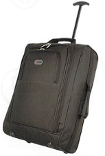 TB023-830 Cities 21 Black Trolley Bag - Leather Goods & Bags/Luggage