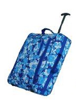 ..TB023-265 Blue Flower Print 21 Cabin Trolley Case - Leather Goods & Bags/Luggage