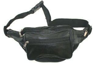 BB004 Large Leather Bum Bag - Leather Goods & Bags/Bum Bags & Small Leather Bags