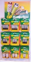 GP Battery Counter Display Stand (INCLUDE BATTERYS) - Watch Accessories & Batteries/GP Ultra Batteries