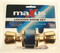 Maxus Door Knob Set MX633/PB - Locks & Security Products/Security Locks