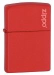 Zippo 233ZL 60001204 Red matte with Zippo logo