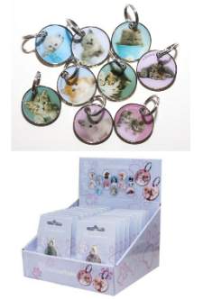 RH101 Rachael Hale Cats Pet Tags (Display of 18) - Engravable & Gifts/Pet Tags