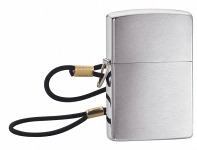 Zippo 275 Brushed Chrome, Lossproof with loop & lanyard. - Zippo/Zippo Lighters