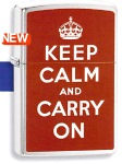 Zippo 60000292 Keep Calm & Carry On - Zippo/Zippo Lighters