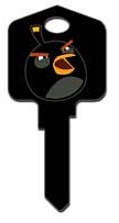 Hook 3459 UL2 AB4 Angry Bird Black - Keys/Fun Keys