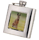 R3796 Hare Flask 6oz Stainless Steel (Use R3447 + Badge) - Engravable & Gifts/Flasks