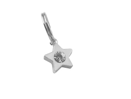 PC01 Pet Charm with Heart Diamante - Engravable & Gifts/Pet Charms