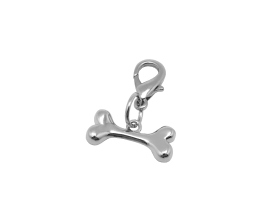 PC09 Pet Charm with Shiny Bone - Engravable & Gifts/Pet Charms