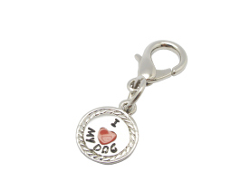 PC17 Pet Charm I Love My Dog - Engravable & Gifts/Pet Charms