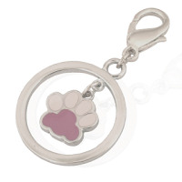 PC21 Pet Charm Paw Inside Circle - Engravable & Gifts/Pet Charms