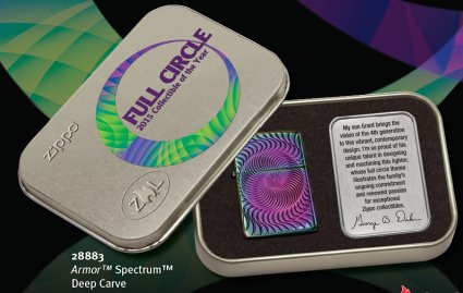 ....Zippo 28883 FULL CIRCLE Armor Collectible Of the Year