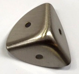 B55-1 Case Corner Solid Brass N.P. - Fittings/Case Corners