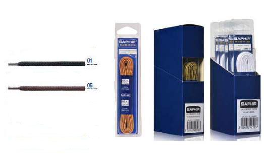 Saphir Laces 150cm Cord Blister Pack (4 pair) - SAPHIR Shoe Care/Laces