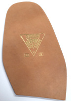 Gruben Oak Bark Ladies Large Leather 1/2 Sole 3mm (10 Pair) - Shoe Repair Materials/Leather Soles