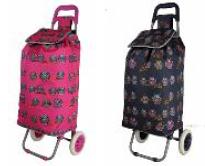St115 Hoppa 23 Owls Shopping Trolley Leather Goods Bags Shopping Trolleys
