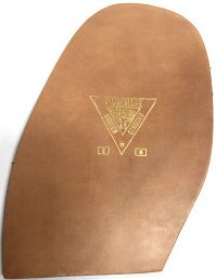 Gruben Oak Bark Leather 1/2 Soles 4.5mm (10 Pair) - Shoe Repair Materials/Leather Soles