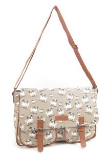 .......7387P Metro Premium Pug (Dog) Pattern Canvas Bag - Leather Goods & Bags/Holdalls & Bags