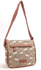 .......7390P Metro Premium Pug (Dog) Pattern Canvas Bag - Leather Goods & Bags/Holdalls & Bags
