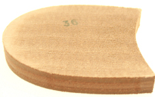 JR Leather Heel Blocks (pair) 11mm - Shoe Repair Materials/Heels-Mens