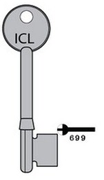 Hook 5165 iCL genuine keys jma = 699