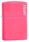Zippo 28886ZL Neon Pink Regular Zippo Logo - Zippo/Zippo Lighters