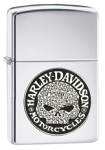 Zippo 28984 Harley Davison Bling Skulls Emblem - Zippo/Zippo Lighters