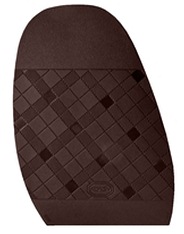 Vibram Tartan Sole Tobacco (Brown) 2mm (10 pair) - Shoe Repair Materials/Soles
