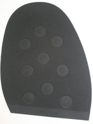 ..Ring Studded Soles Black (10 pair) - Shoe Repair Materials/Soles