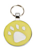 R5590 Paw Print Glow in the Dark Large Pet Tag - Engravable & Gifts/Pet Tags