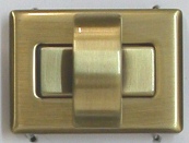 B23B/3 Turnlock Antique Bronze 45mm x 32mm