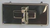 B23B/9 Turnlock N.P. 45mm x 32mm - Fittings/Turn Locks
