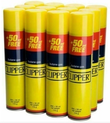 Clipper Butane Gas 250ml plus extra 50ml