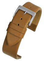 W101 Tan Calf Leather Watch Strap Matt Finish with Nubuck Lining - Watch Straps/Main Range